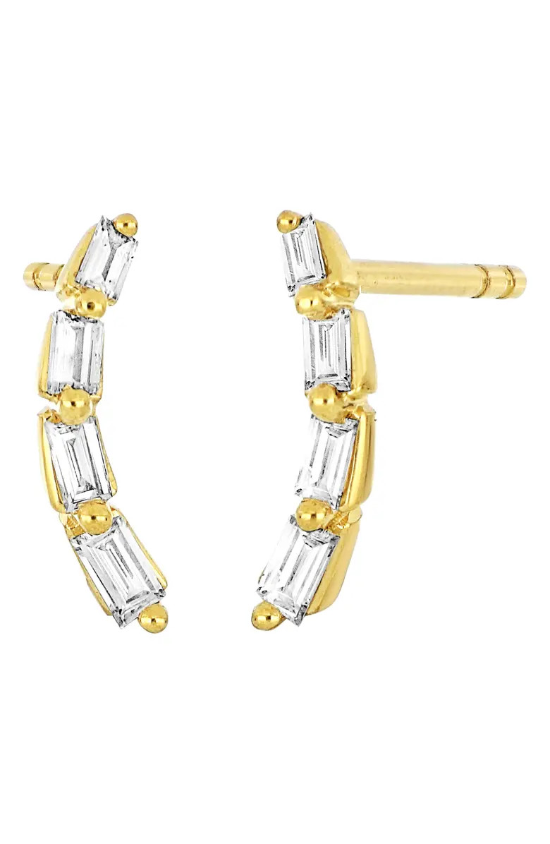 Getty Baguette Diamond Ear CrawlersBONY LEVY | Nordstrom