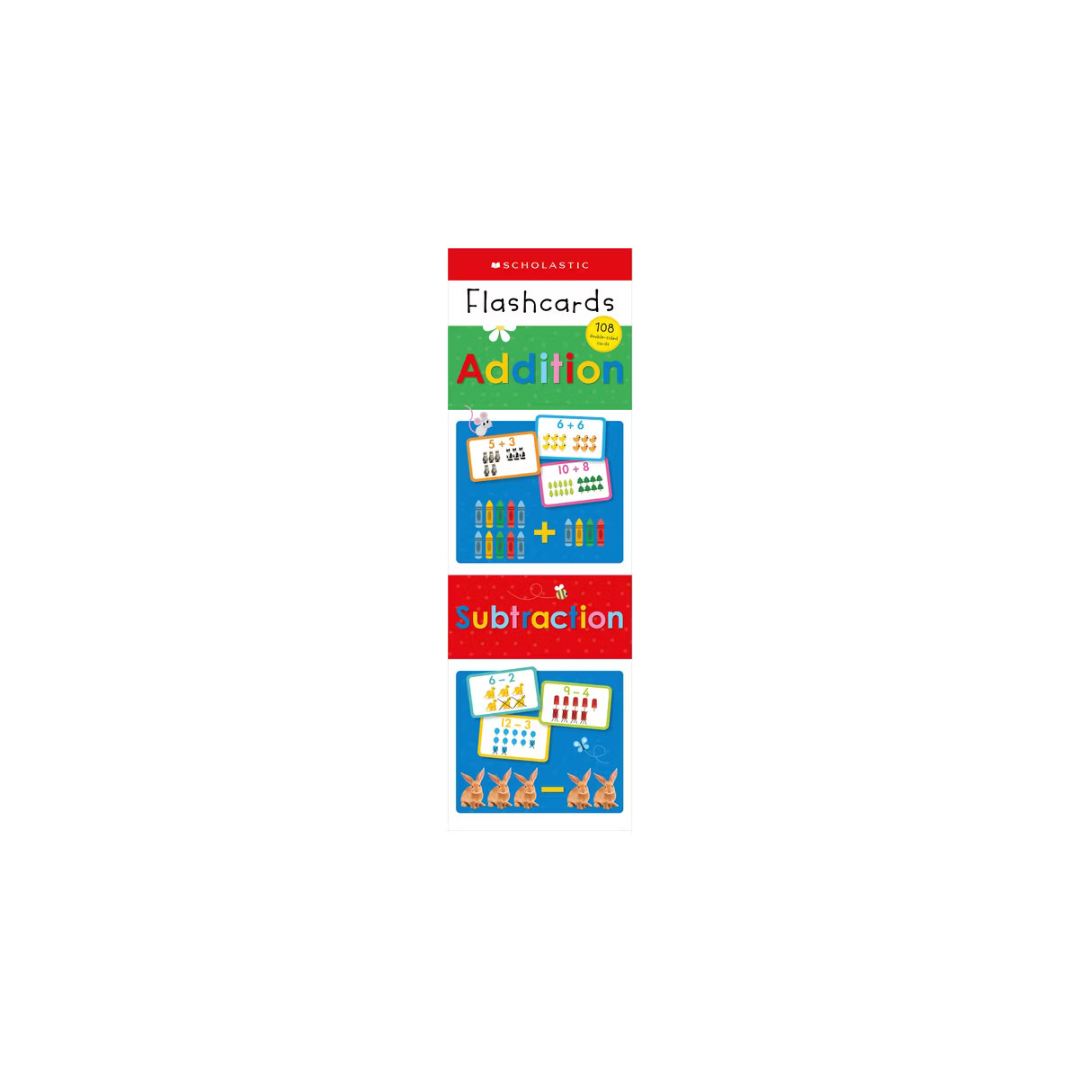 Addition & Subtraction Flashcard Pack: Scholastic Early Learners (Flashcards) - (Hardcover) | Target