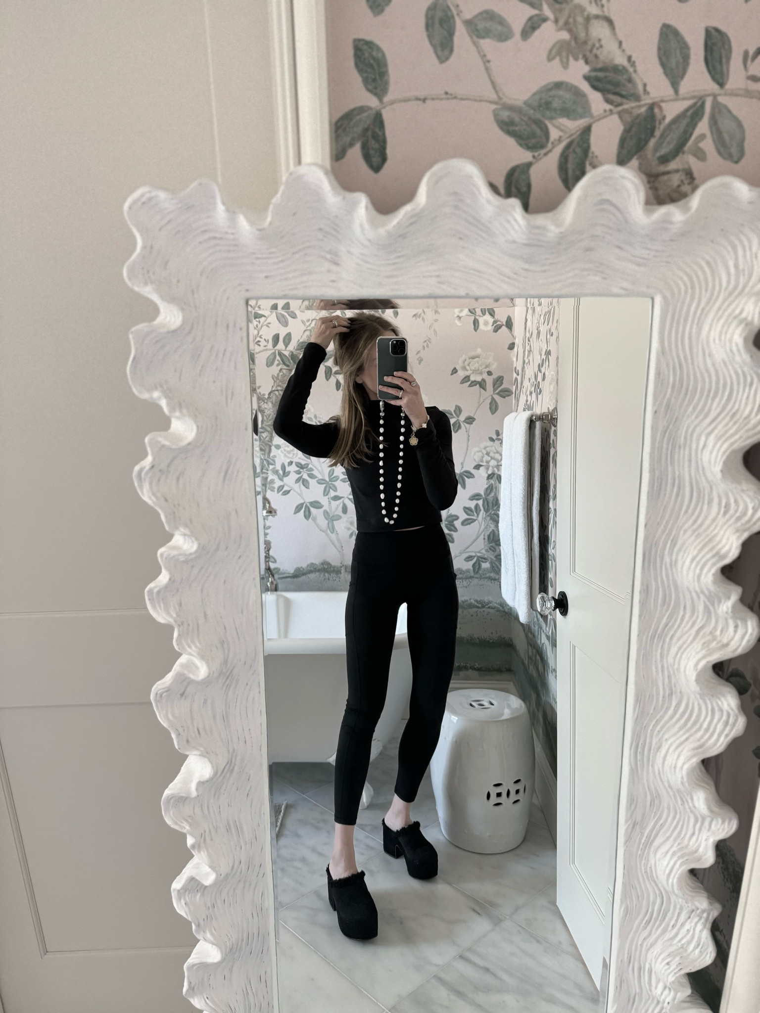 Sized up to a small for my top. Linked clogs in a different pattern 🖤

#LTKshoecrush #LTKstyletip #LTKSeasonal