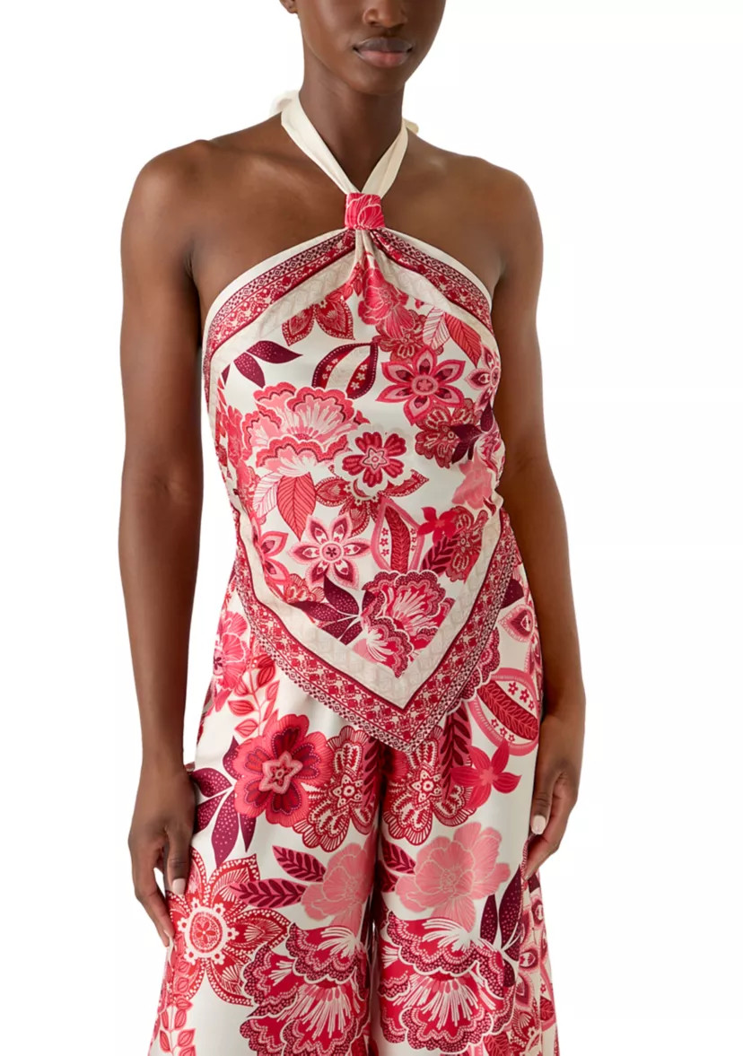 Women's Halter Neck Handkerchief Blouse | Belk
