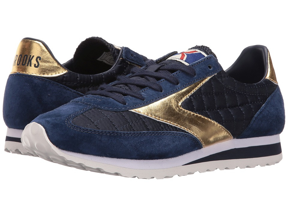 Brooks Heritage - Vanguard (Peacoat Navy/Gold) Women's Running Shoes | 6pm