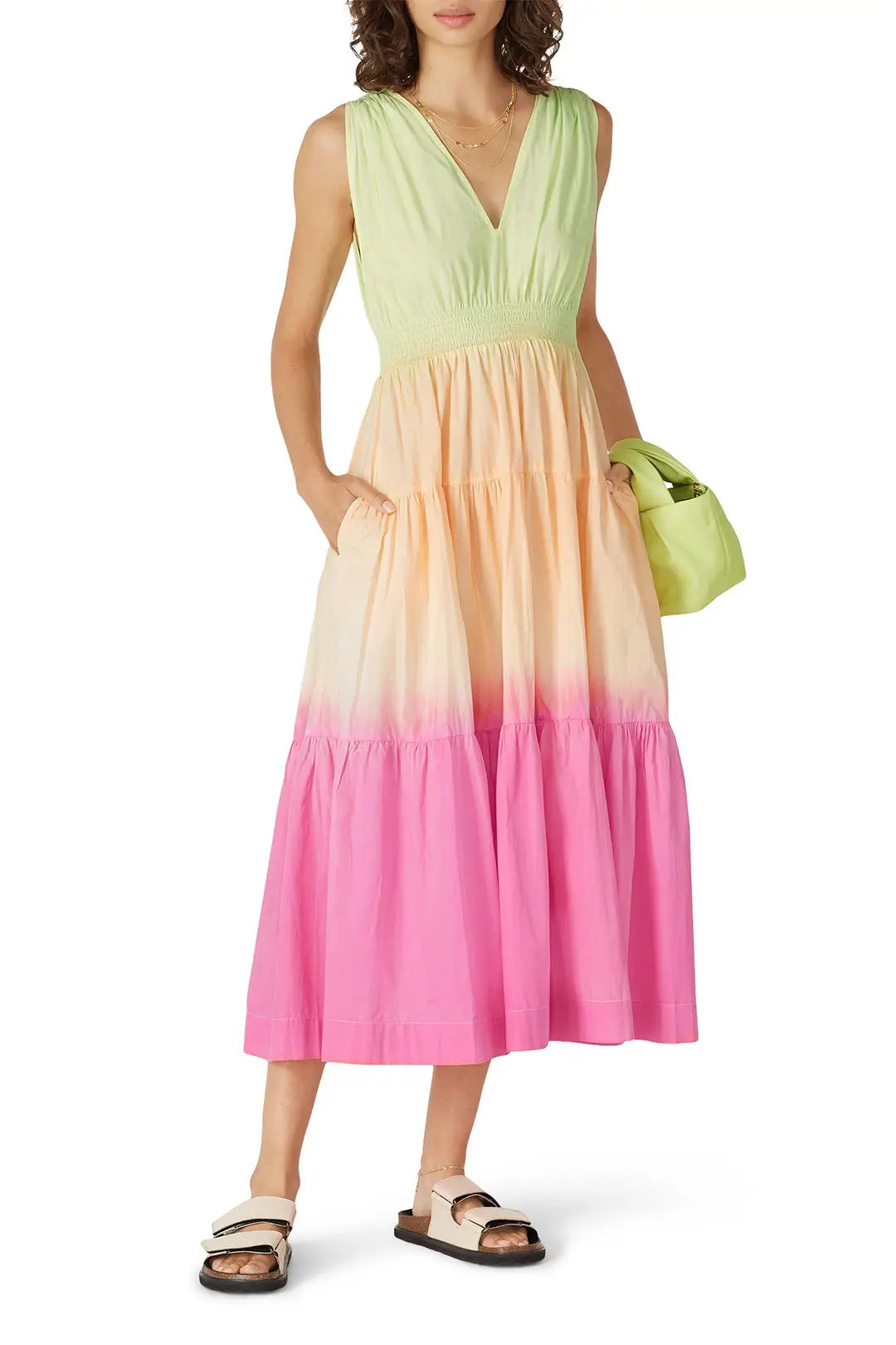 Sunset Tiered Maxi | Rent the Runway