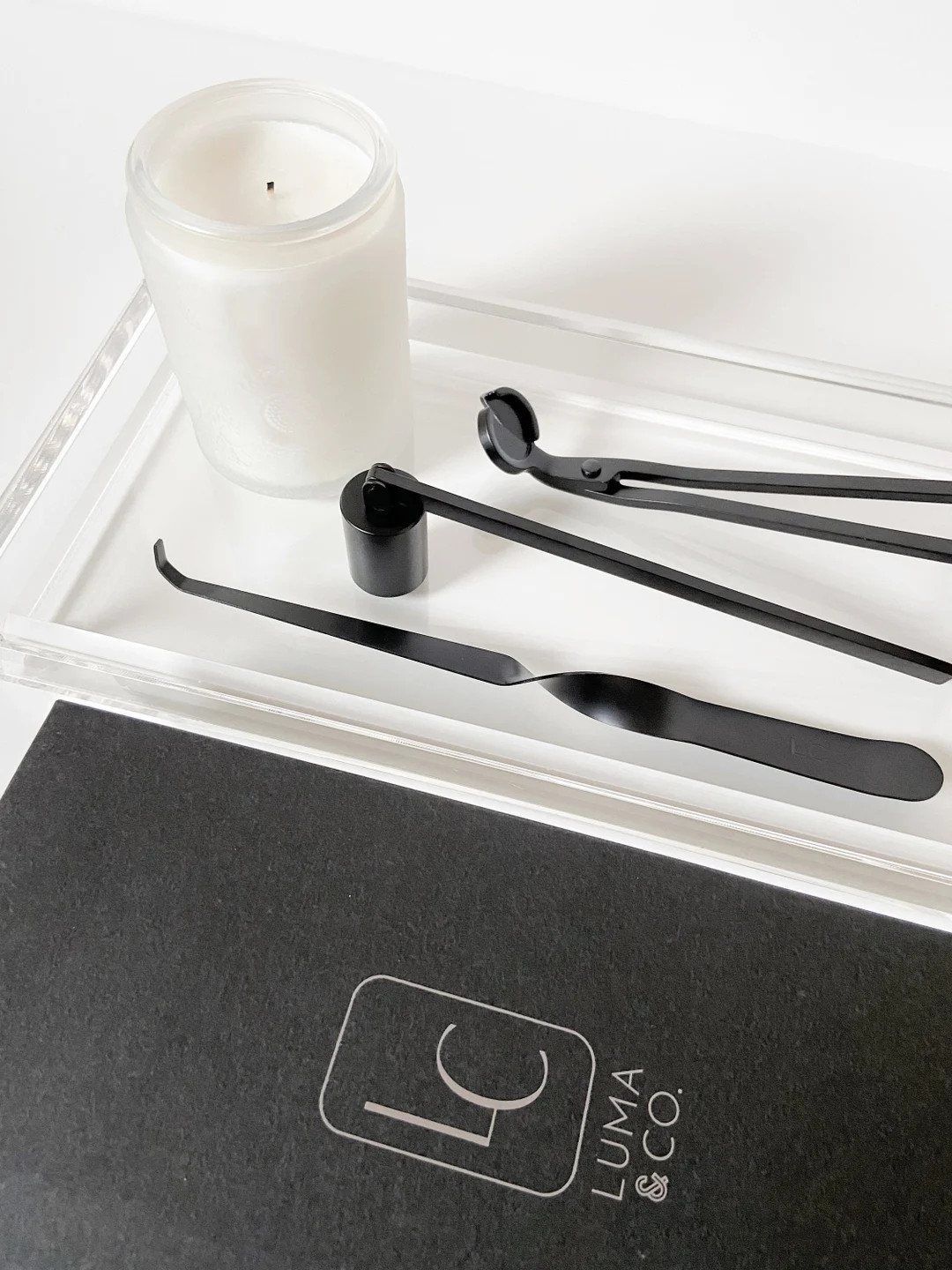 Candle Accessory Set Candle Care Three Piece Tool Kit Wick Trimmer Candle Snuffer Wick Dipper Sta... | Etsy (US)