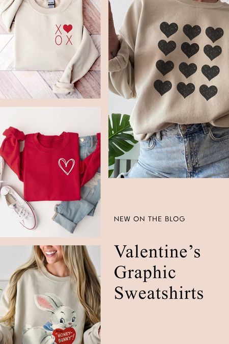 Valentine’s or Galentine’s Day graphic sweatshirts!

#LTKSeasonal #LTKfindsunder50 #LTKGiftGuide