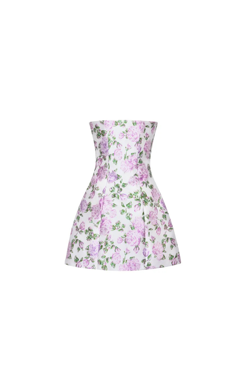 The Ashley Dress in Pink & Green | Over The Moon