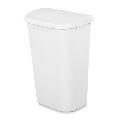 Sterilite 11.3 Gallon Lift Top Lid Wastebasket Kitchen Trash Can, White (6 Pack) | Target