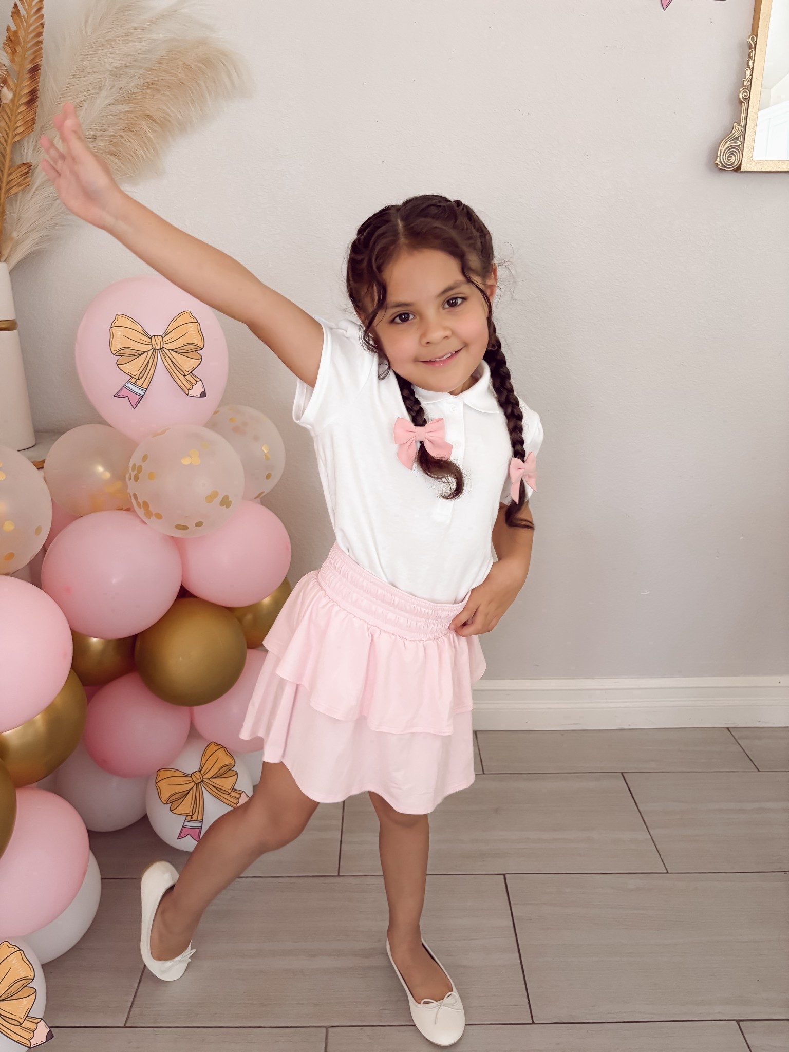 Pink uniform ootd 🎀

#LTKKids #LTKStyleTip #LTKFindsUnder50