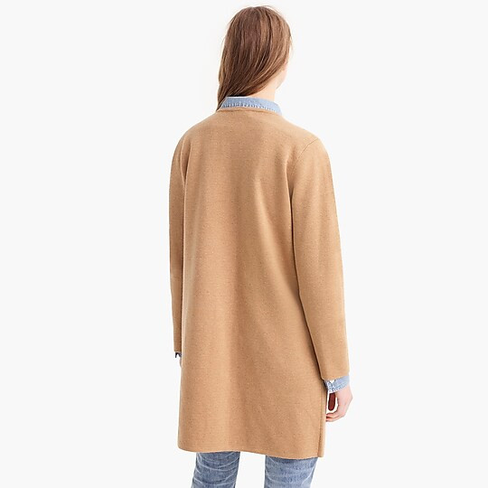 Juliette collarless sweater-blazer | J. Crew US