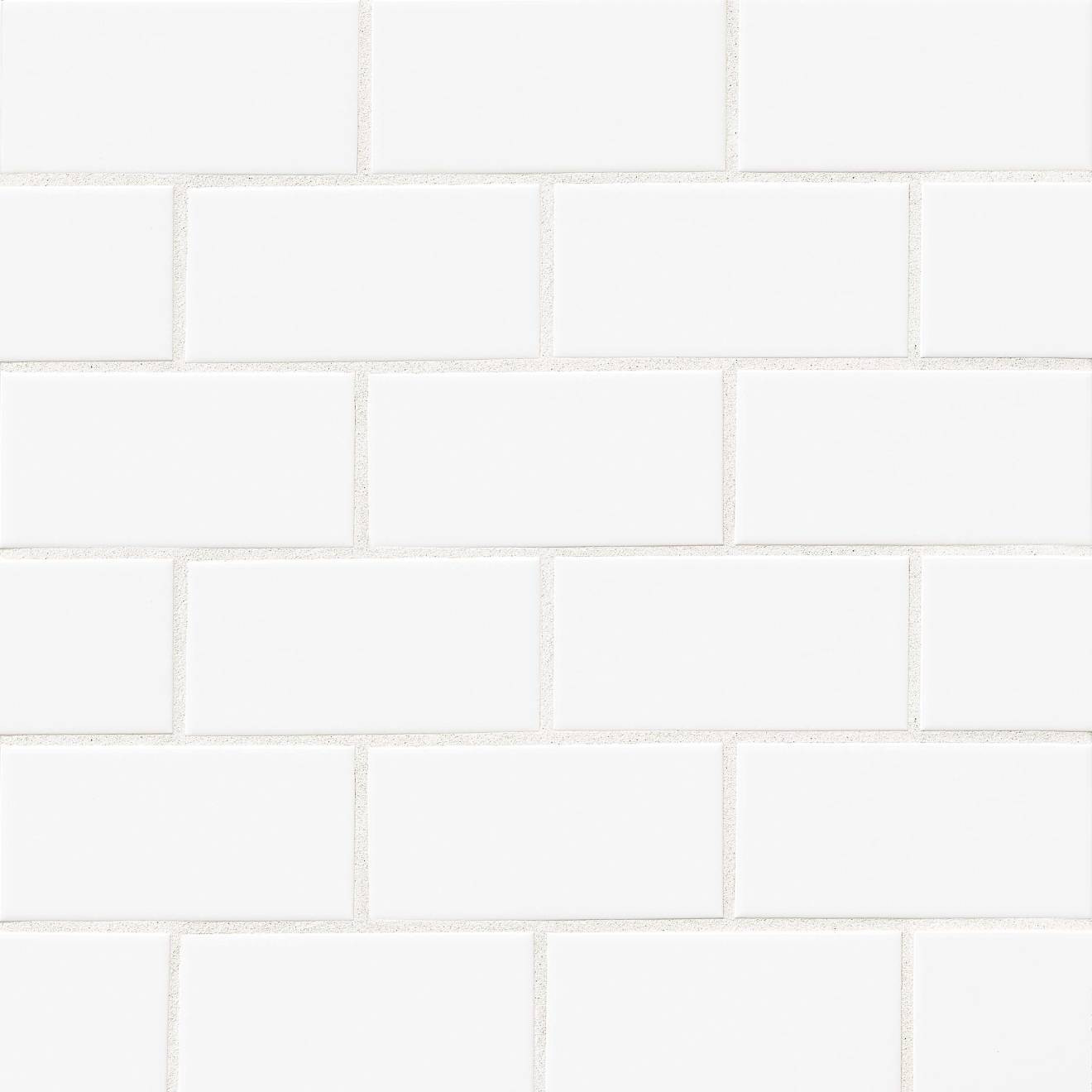 Traditions 3" x 6" Glossy Ceramic Tile in Ice White | Bedrosians Tile and Stone