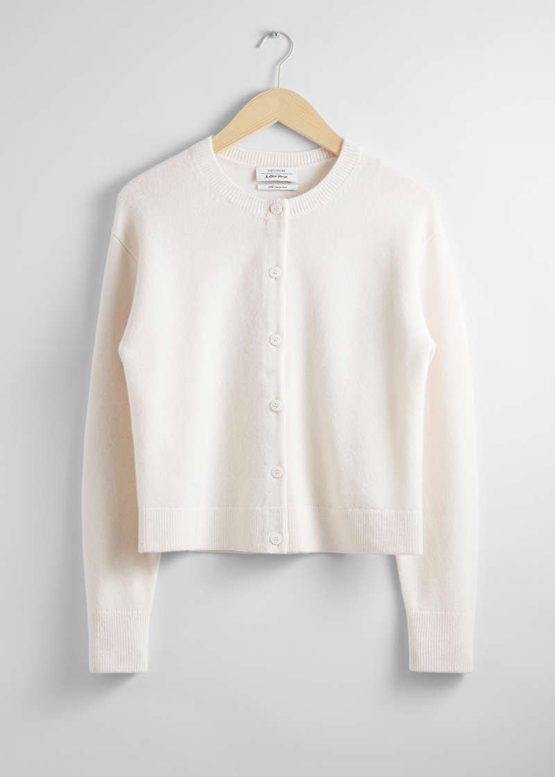 Kastenförmige Strickjacke aus Merinowolle | & Other Stories (DE + FR)