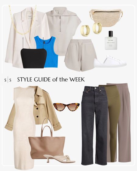 Style Guide of the Week | outfit ideas, Spring outfits, Summer outfits, transitional outfits, elevated basics. See all details on thesarahstories.com ✨

#LTKFind #LTKstyletip