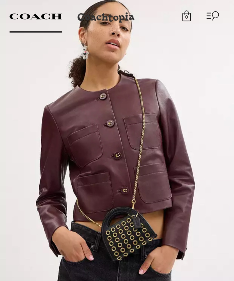 Coach top handle card case with grommets wish list item 

#LTKItBag #LTKStyleTip