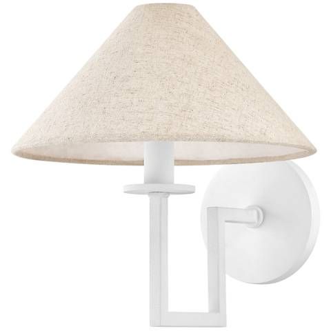Mitzi Gladwyne 9.75 In. Textured White 1 Light Wall Sconce | Lamps Plus