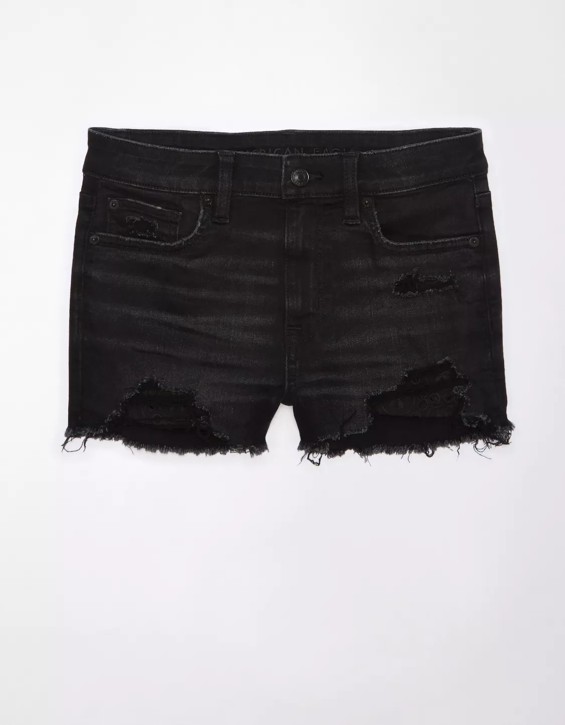 AE Next Level High-Waisted Denim Short Short | American Eagle Outfitters (US & CA)