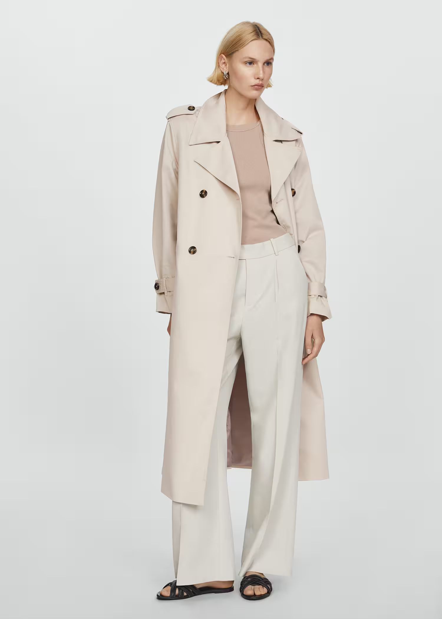 Double-button trench coat | MANGO (US)