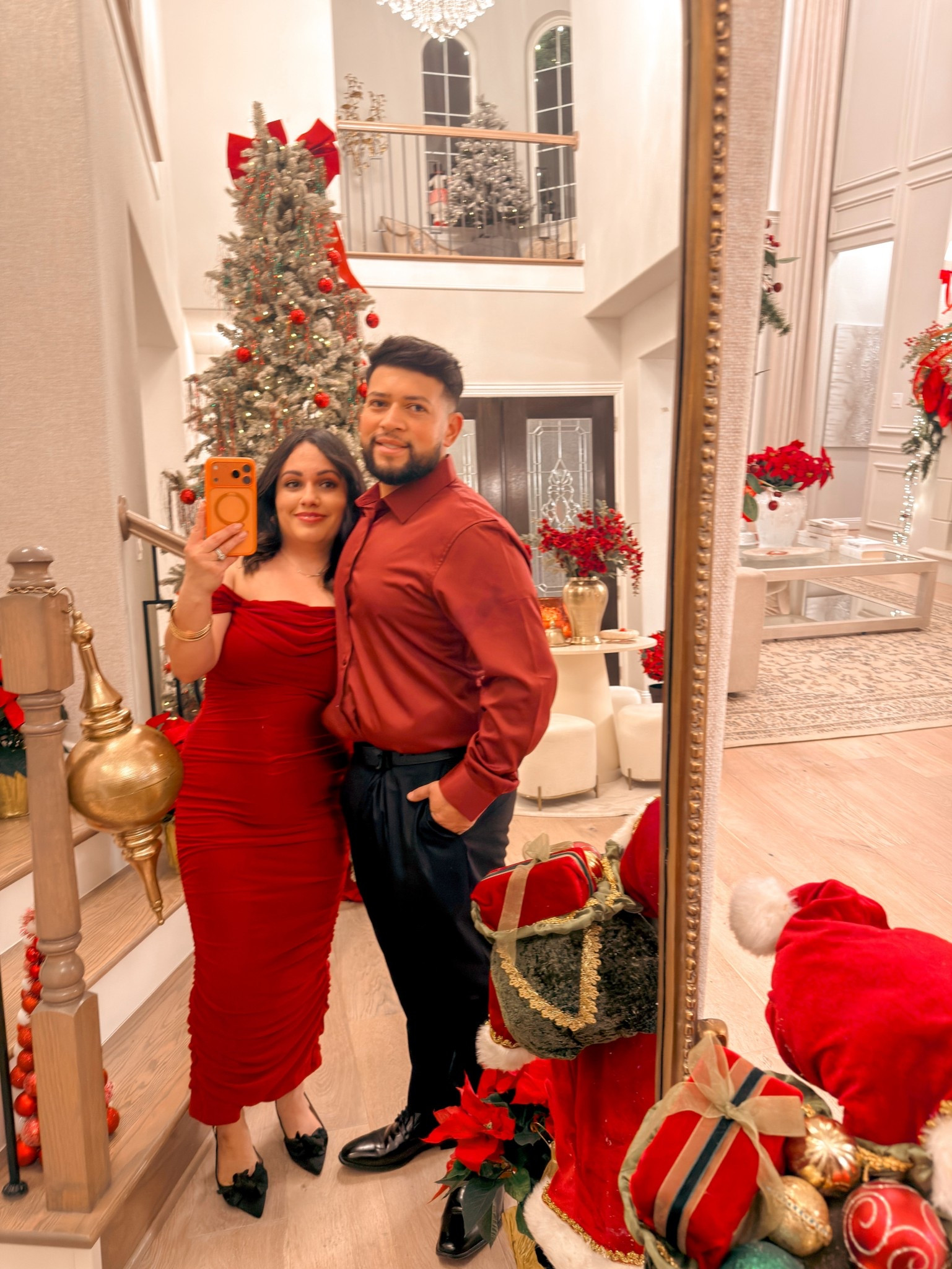 Holiday nights at home ✨🎄🥂
I linked my red dress and Alex’s shirt here. Both are classic pieces I love for date nights, holiday parties, and hosting at home.


#LTKootd #LTKHoliday #LTKdayinmylife