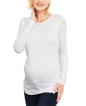 Motherhood Maternity Ruched Top | Macys (US)