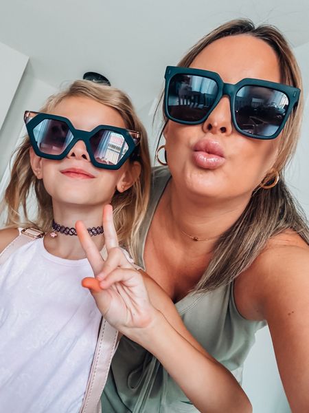 Tiwi twinning 👯‍♀️👯‍♀️😎😎 love these sunnies so much my daughter’s already trying to steal them !! 

#LTKStyleTip #LTKFamily #LTKBeauty