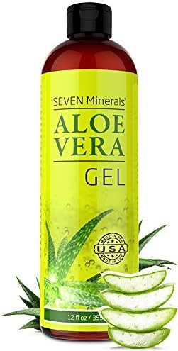 Organic Aloe Vera Gel with 100% Pure Aloe From Freshly Cut Aloe Plant, Not Powder - No Xanthan, S... | Amazon (US)