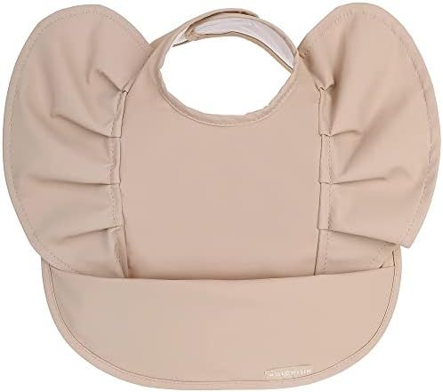Willow + Sim Waterproof Baby Bib for Baby Girl - Better Than Silicone, Wipe Clean and Washable - ... | Amazon (US)