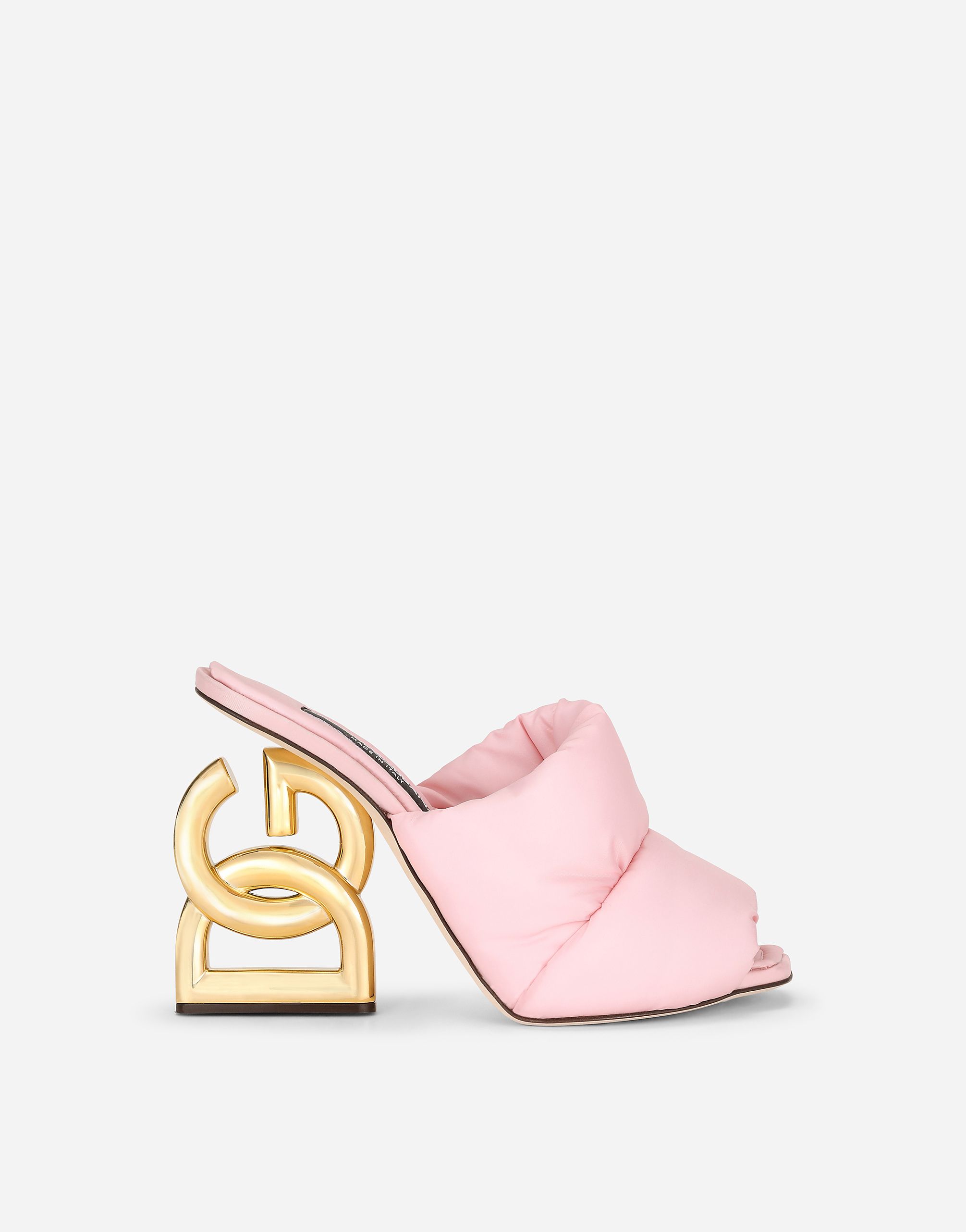 Down-padded mules with 3.5 heel | Dolce & Gabbana