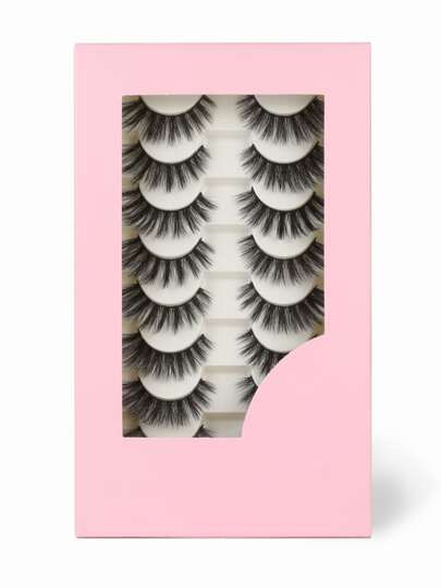 8pairs Volume False Eyelashes | SHEIN