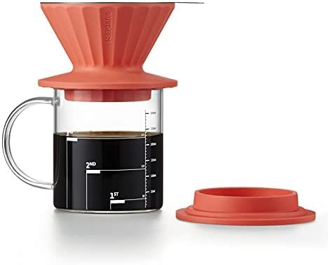 BUYDEEM Pour Over Coffee Maker, CD1024B, BPA Free Food Grade Silicone Coffee Dripper Set, Reusabl... | Amazon (US)