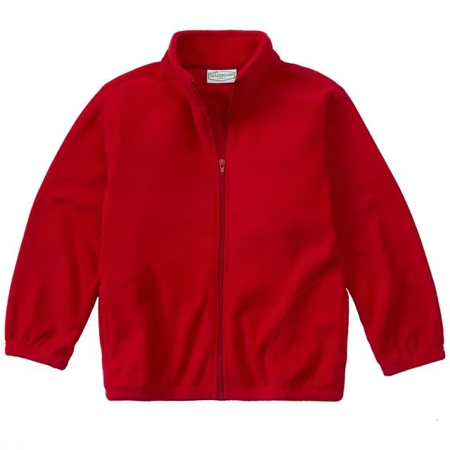 Classroom School Uniforms Adult Polar Fleece Jacket 59204, XL, Red | Walmart (US)