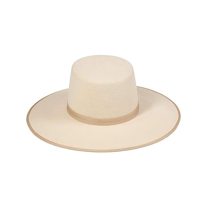Lack of Color Women's Ivory Rancher Wool Boater Hat | Amazon (US)