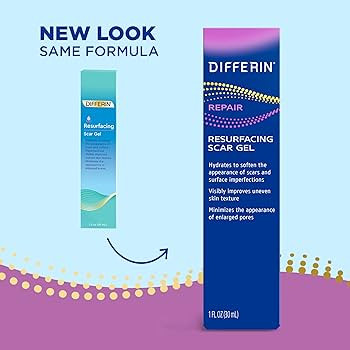 Differin Gel Acne Scar Spot Treatment for Face, Resurfacing Scar Gel, Gentle Skin Care for Acne P... | Amazon (US)