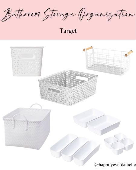 All the things I use to organize my bathroom closet/drawers 🤩