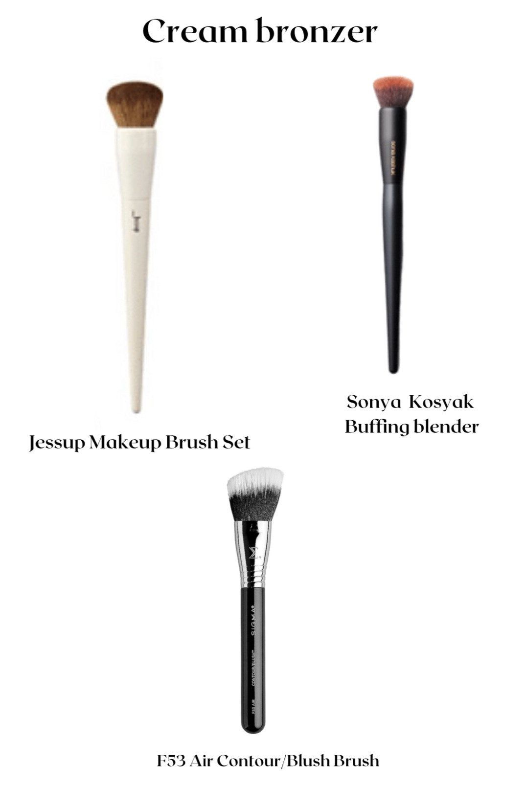 Cream Bronzer Brushes! 

#LTKbeauty