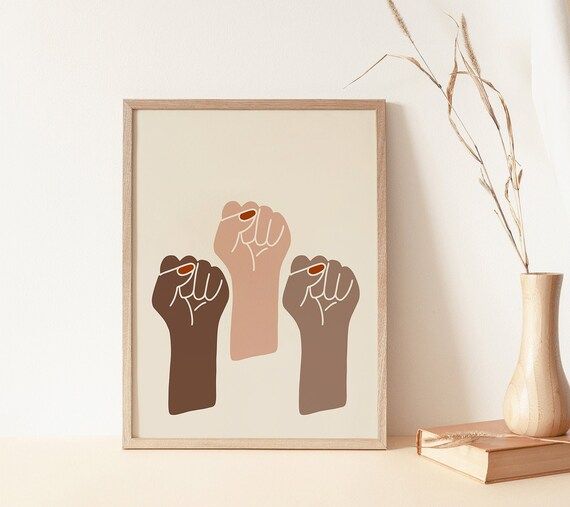 INSTANT DOWNLOAD Girl Power Print Women Fists boho nursery | Etsy | Etsy (US)