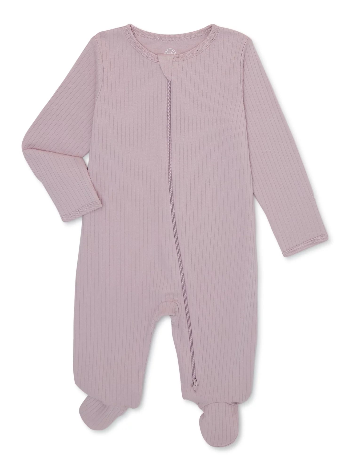 Wonder Nation Baby Boy or Girl Mauve Solid Sleep N Play, Sizes 0/3 Months-6/9 Months | Walmart (US)