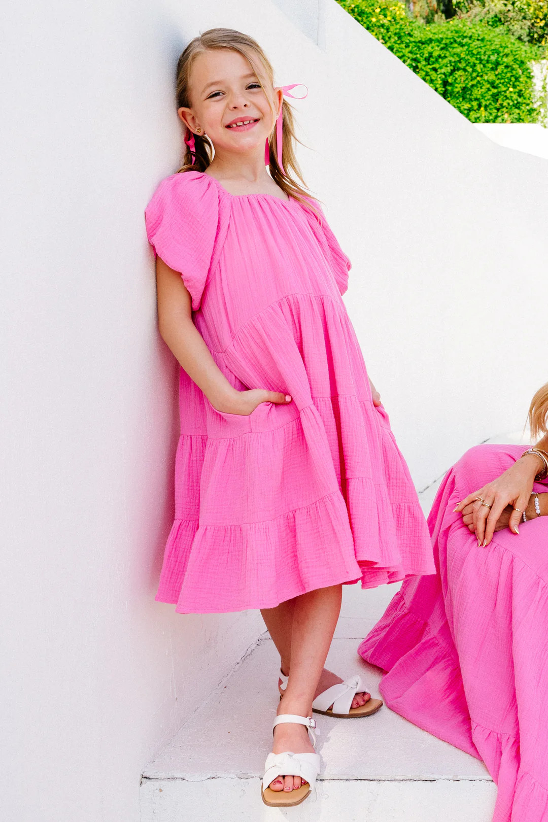 Mini Harvey Dress in Pink | Ivy City Co