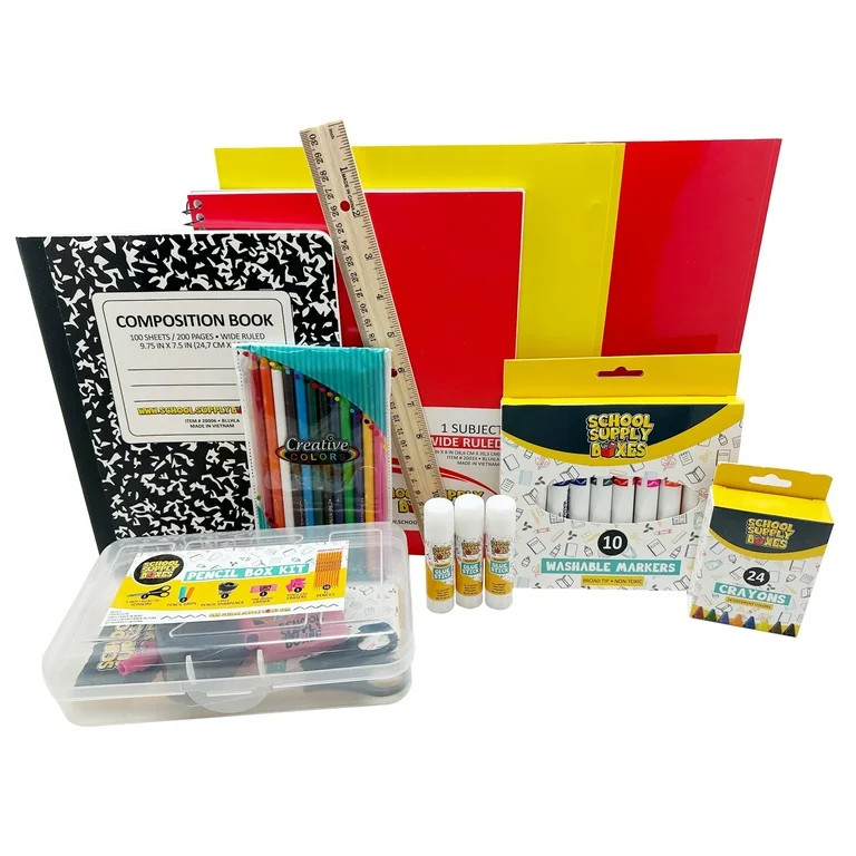 Back to School Supply Kit Grades K-5 – School Supply Boxes | Walmart (US)