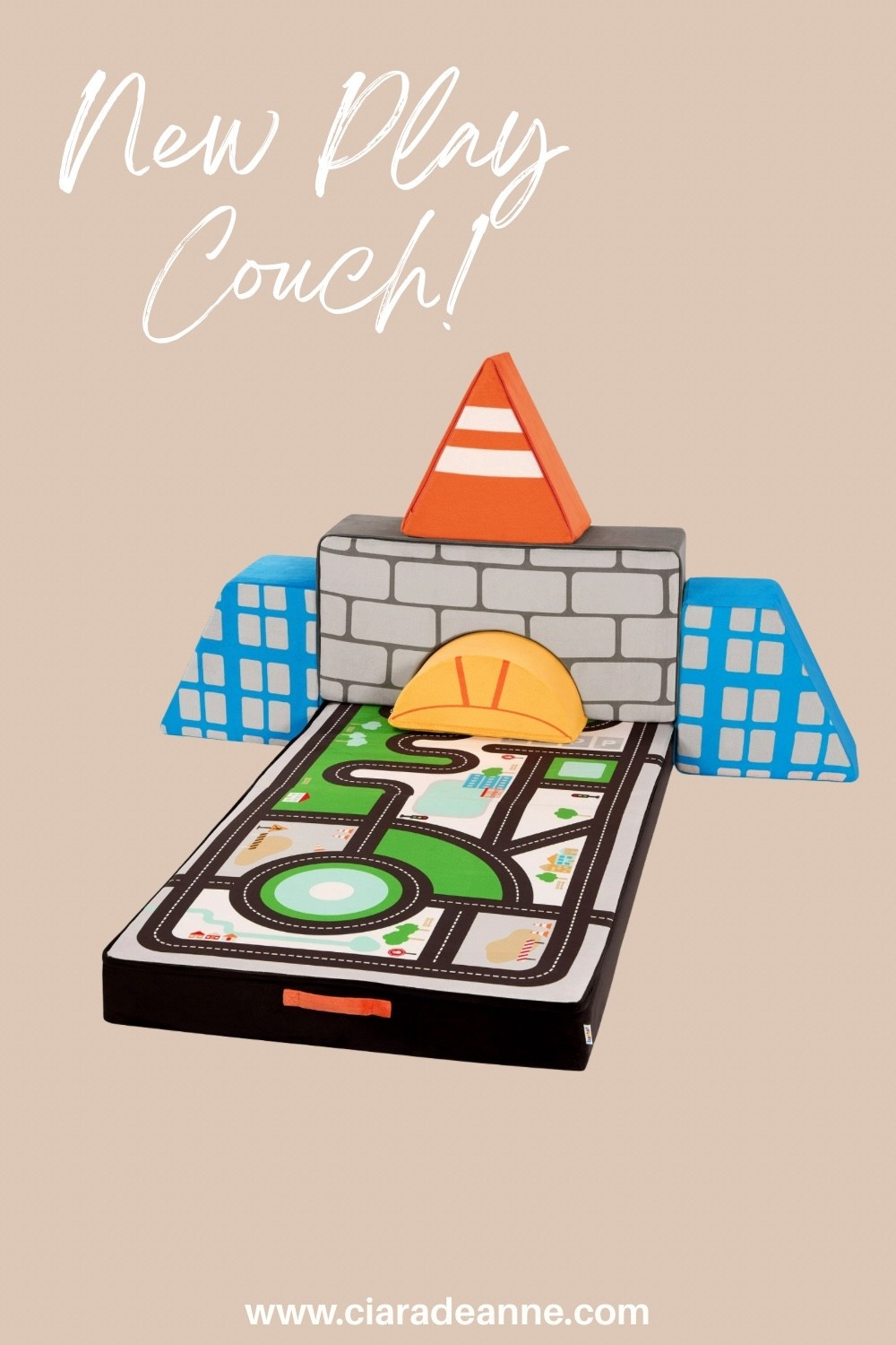 🚧 Build, play, and lounge all in one! This construction-themed play couch transforms into a cozy road map for hours of pretend play — from racing cars to building cities. Perfect for toddlers and preschoolers who love open-ended play and imaginative adventures. Bonus: it folds up easily when playtime’s over! 🏁🧱

#PlayCouch #ToddlerPlayroom #PretendPlay #ConstructionTheme #PlayroomInspo #OpenEndedPlay #IndoorPlayIdeas #PreschoolPlay #KidsRoomDecor #ToyStorageIdeas

#LTKFamily #LTKKids