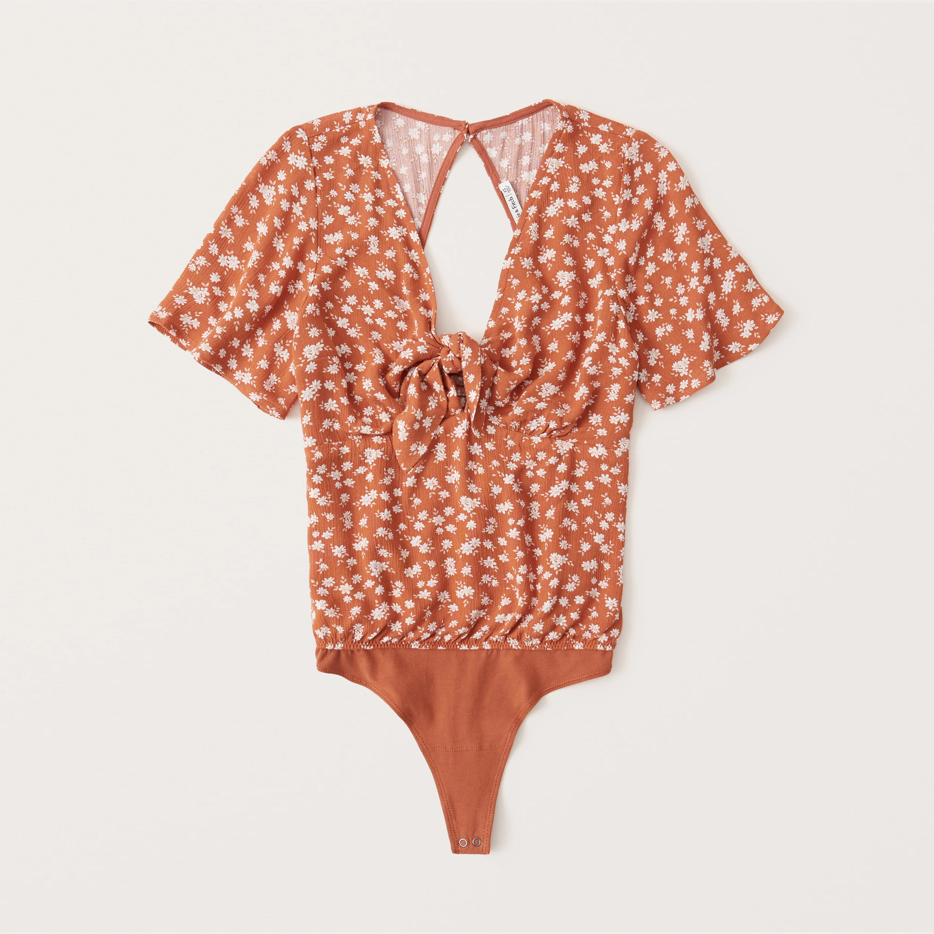 Tie-Front Bodysuit | Abercrombie & Fitch (US)