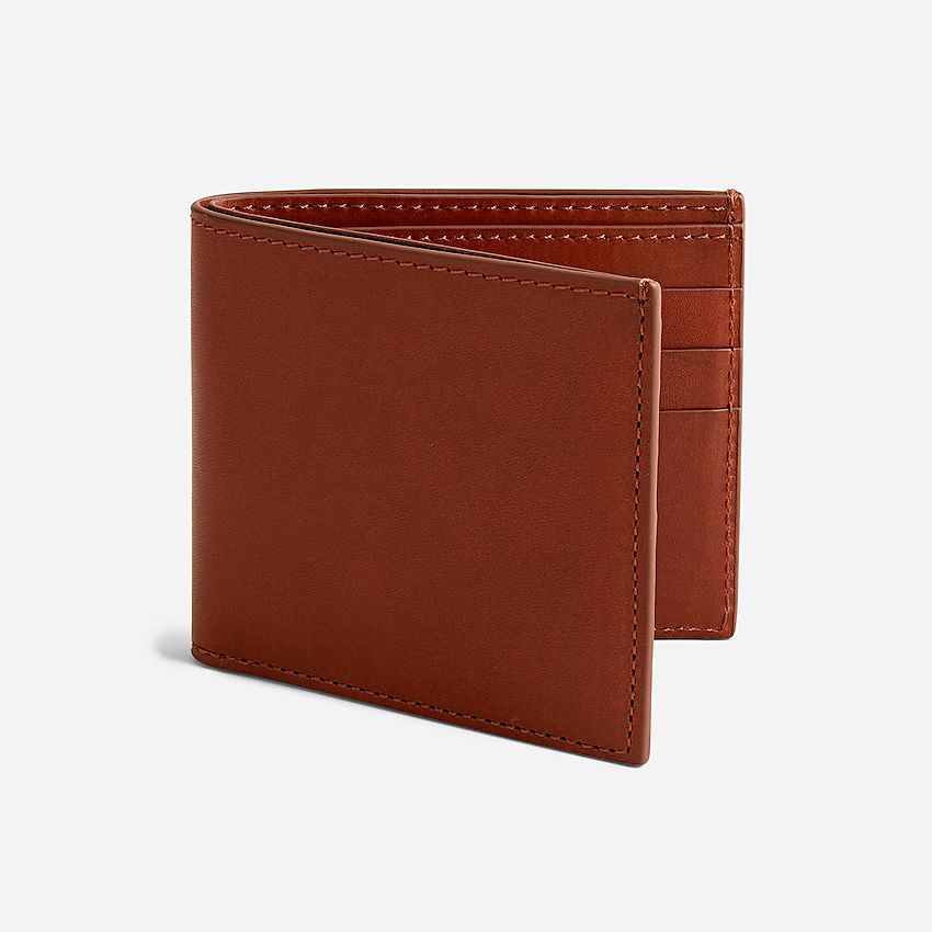 Leather billfold wallet | J.Crew US