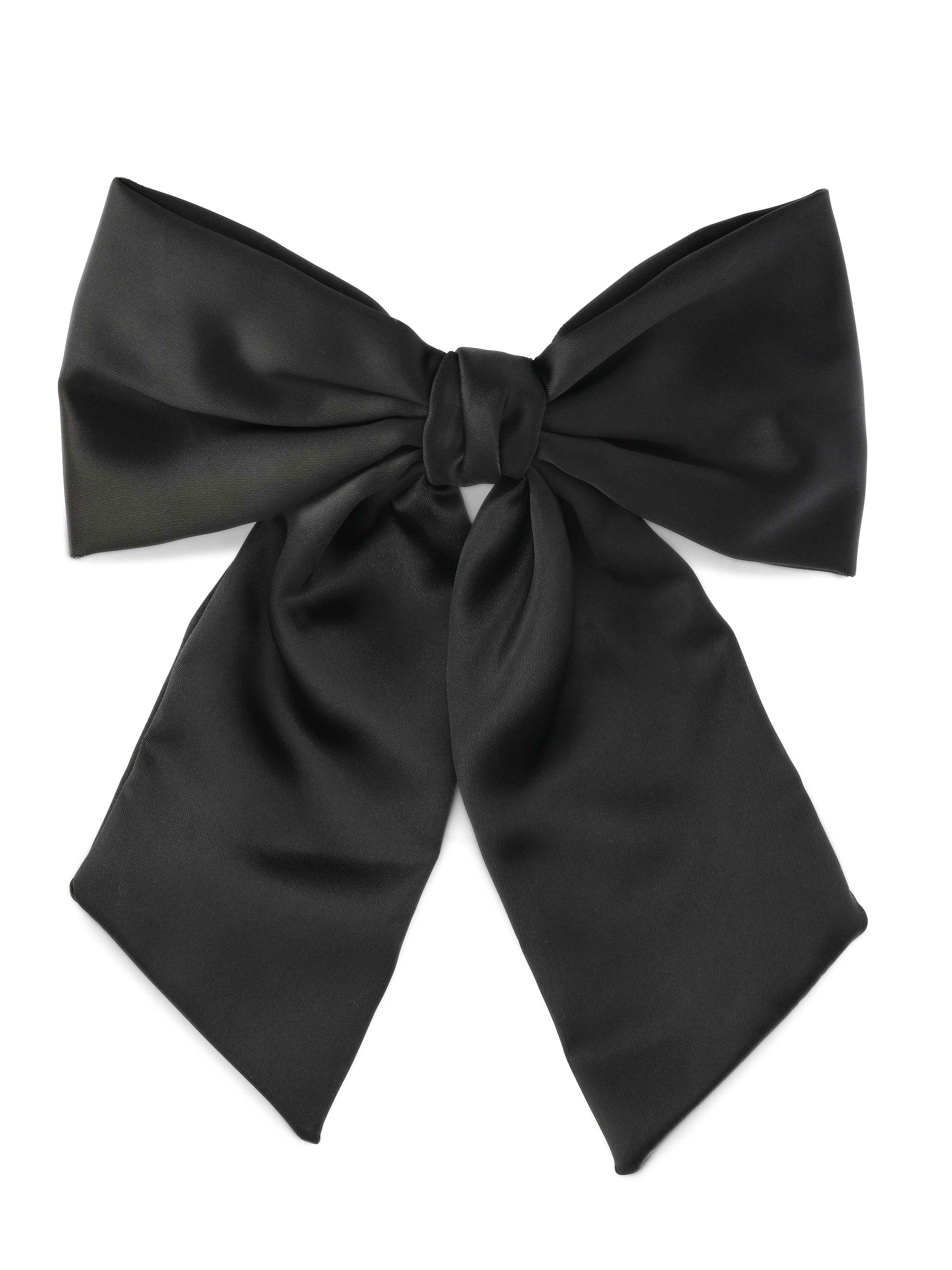 Time and Tru Bow Barrette, Black | Walmart (US)