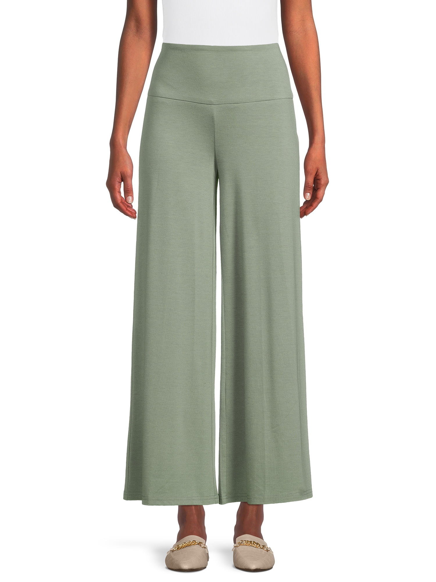 Nine.Eight Women's Wide Leg Pants | Walmart (US)
