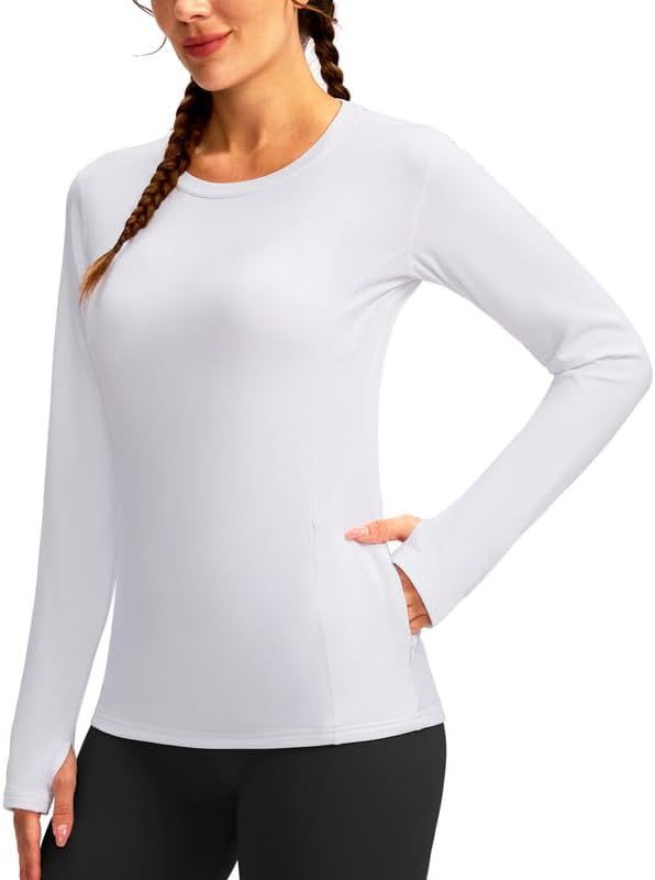 G Gradual Women's Thermal Fleece Tops Long Sleeve Workout Shirts Running Athletic Base Layer with... | Amazon (US)