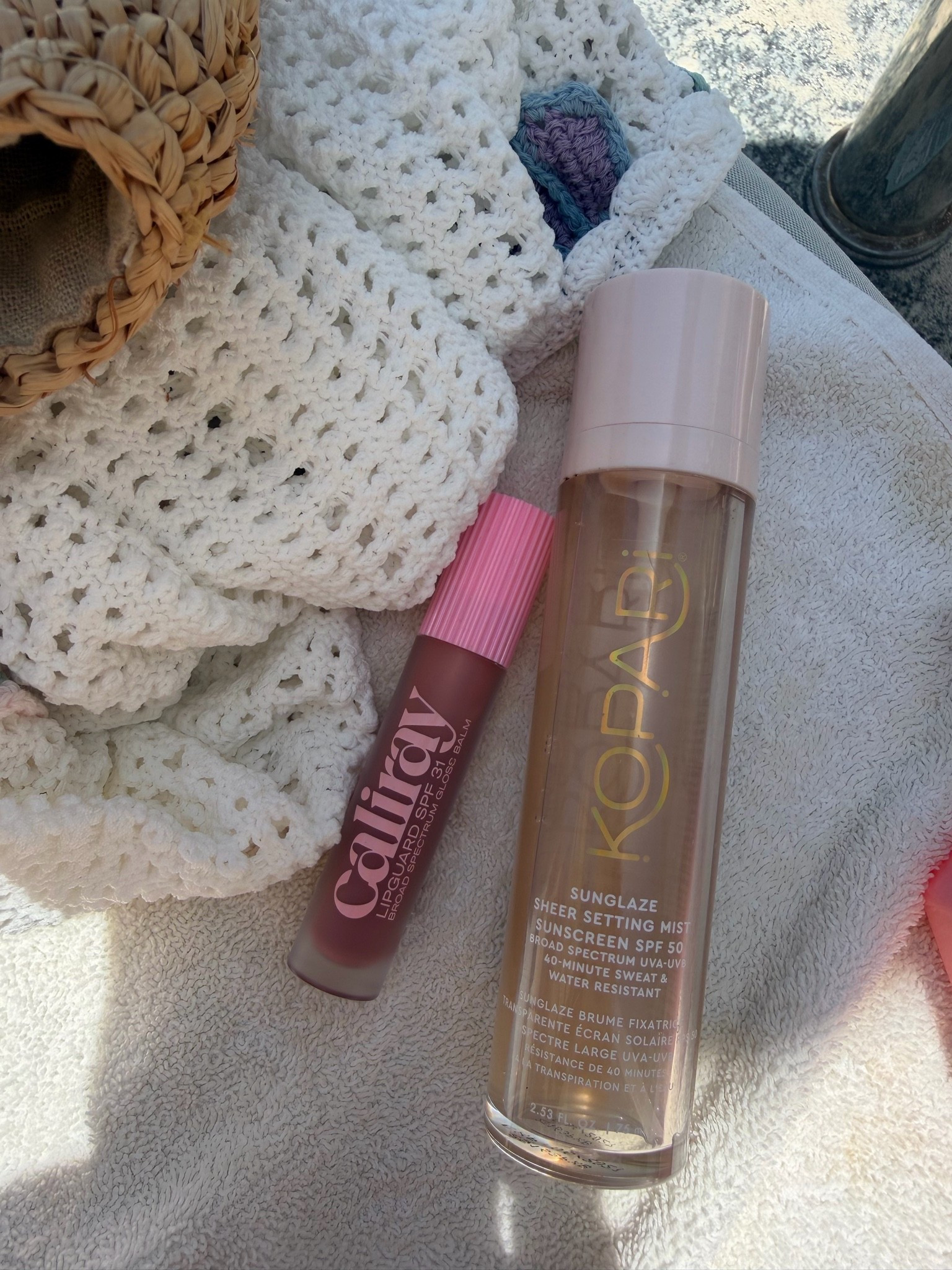 Beach day beauty essentials ✨