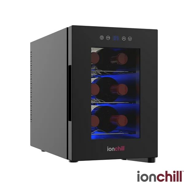 IonChill 6-Bottle Wine Cooler, 13-Liter Mini Fridge with Wine Rack and Temperature Control - Walm... | Walmart (US)