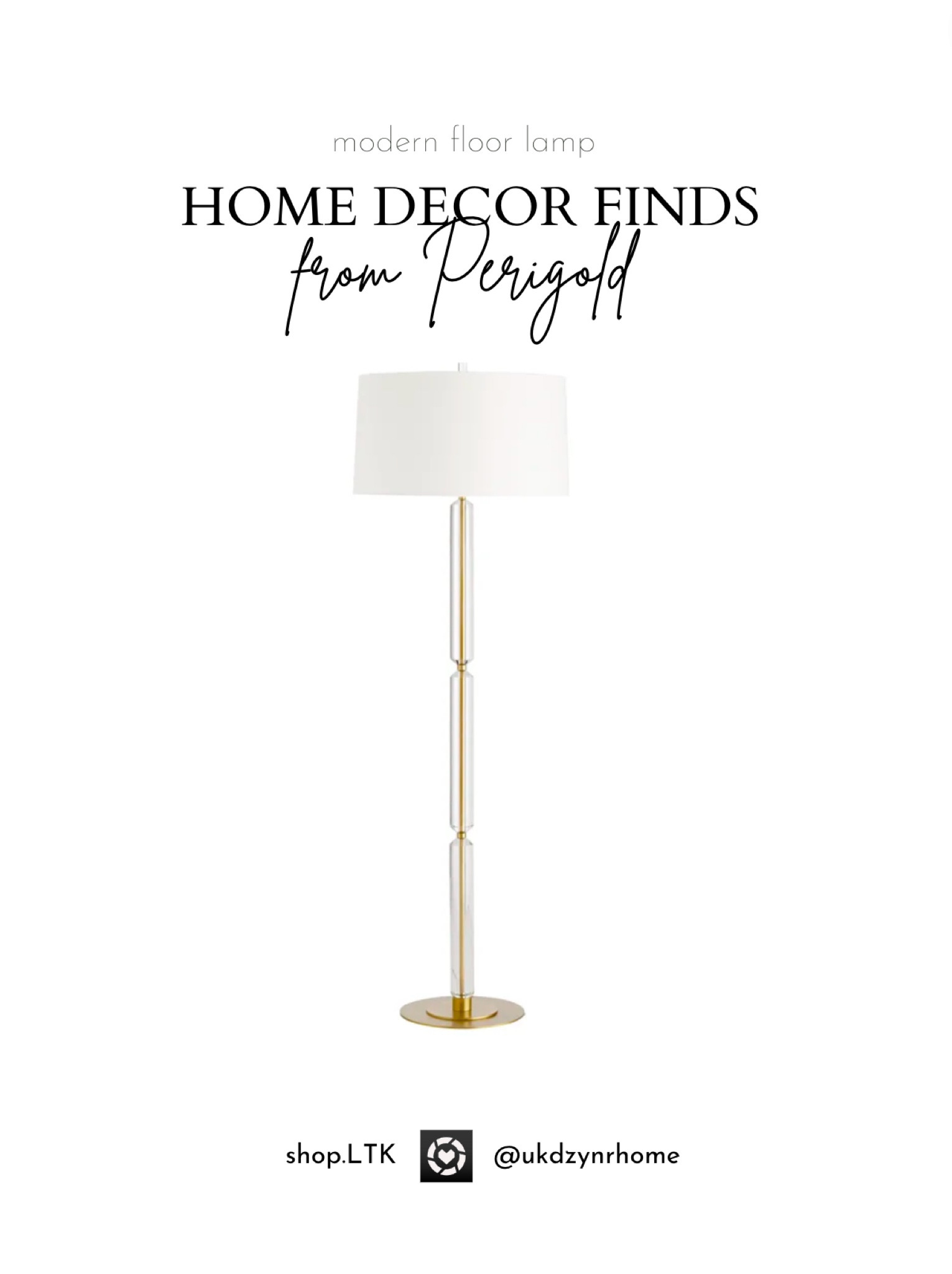 Glass Floor Lamp | Home Decor 

#LTKFind #LTKhome