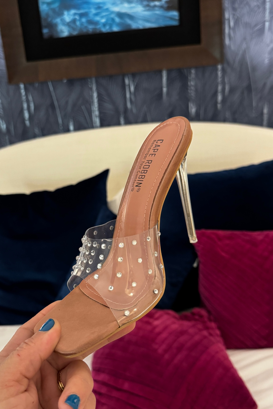 my new glass slippers (1/2 size up)