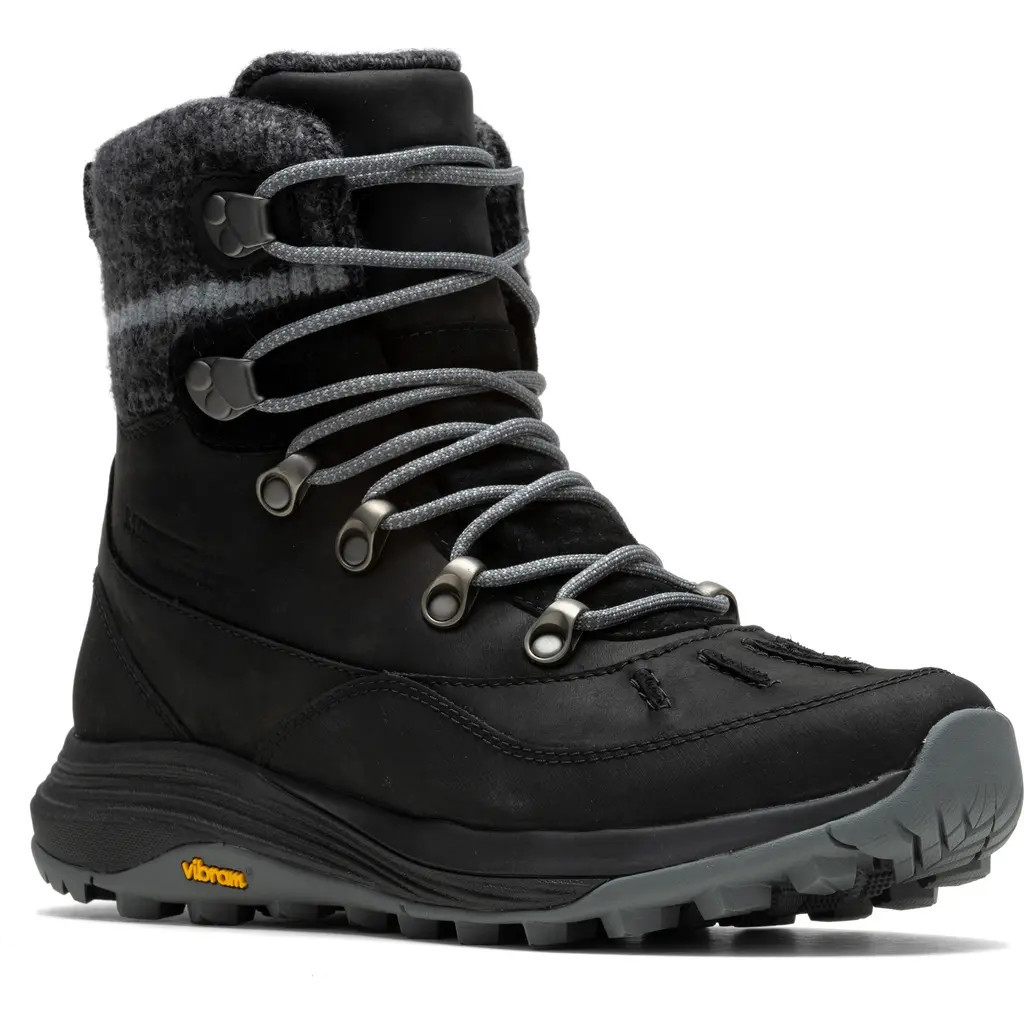 Merrell Siren 4 Primaloft® Waterproof Hiking Boot in Black/Grey at Nordstrom, Size 10 | Nordstrom