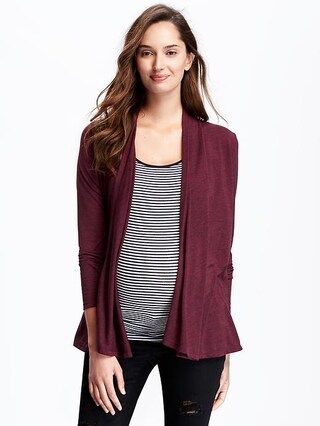 Maternity Open-Front Drapey Cardigan | Old Navy US