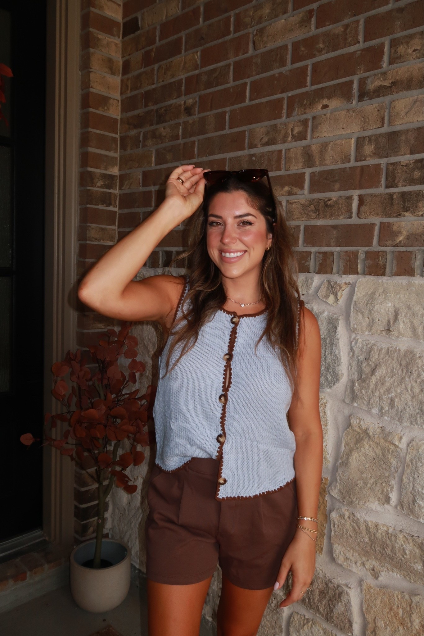 I love this top! Light sweater material perfect for a summer to fall transition

#LTKgrwm #LTKootd #LTKmomlife