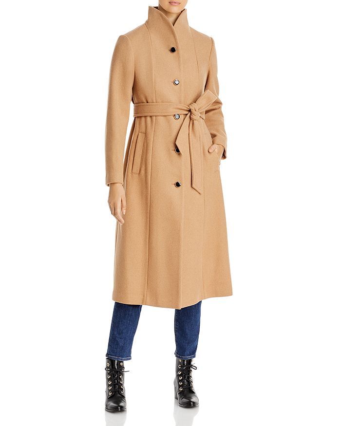 kate spade new york Belted Stand Collar Coat Back to Results -  Women - Bloomingdale's | Bloomingdale's (US)